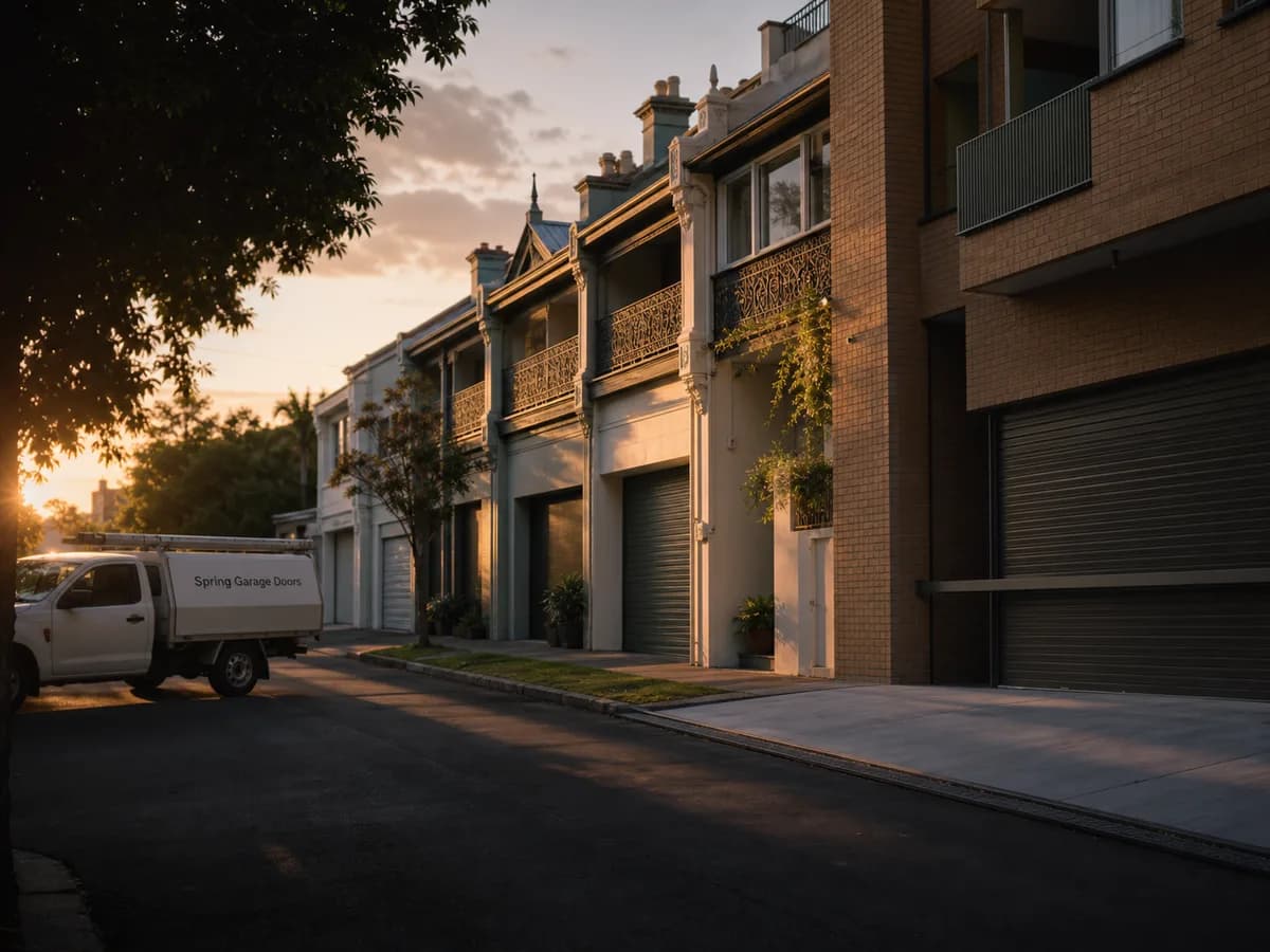 Garage door service in Balmain East, Sydney 2041