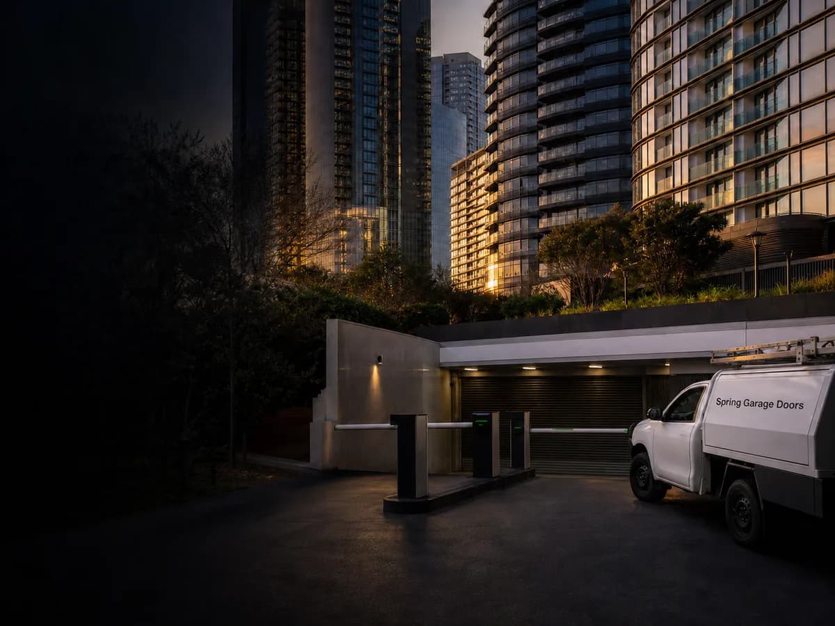 Garage door service in Barangaroo, Sydney 2000