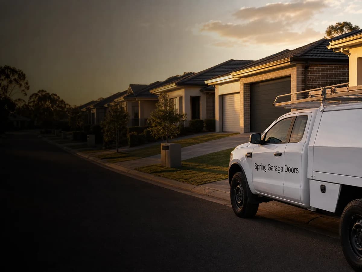 Garage door service in Beaumont Hills, Sydney 2155