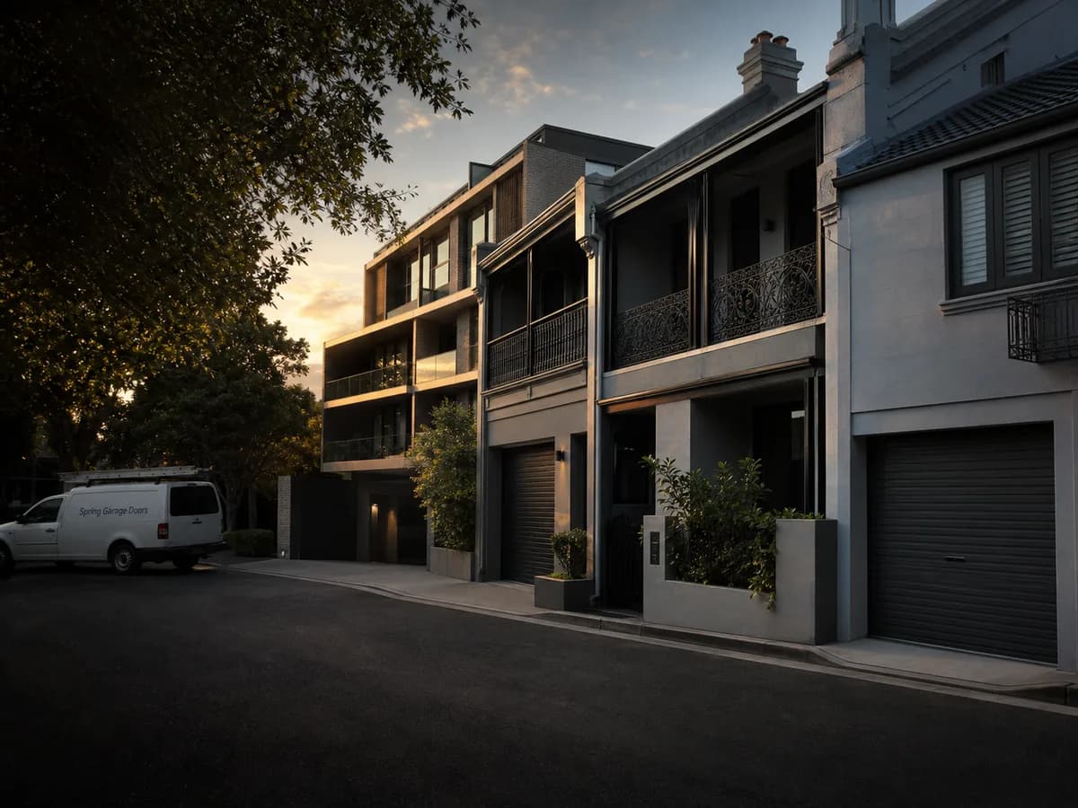 Garage door service in Bellevue Hill, Sydney 2023