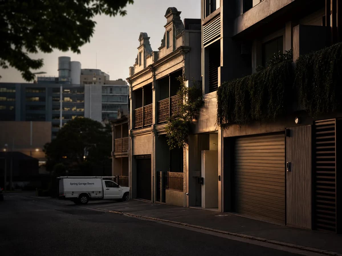 Garage door service in Camperdown, Sydney 2050