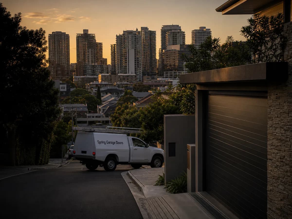 Garage door service in Chatswood, Sydney 2067