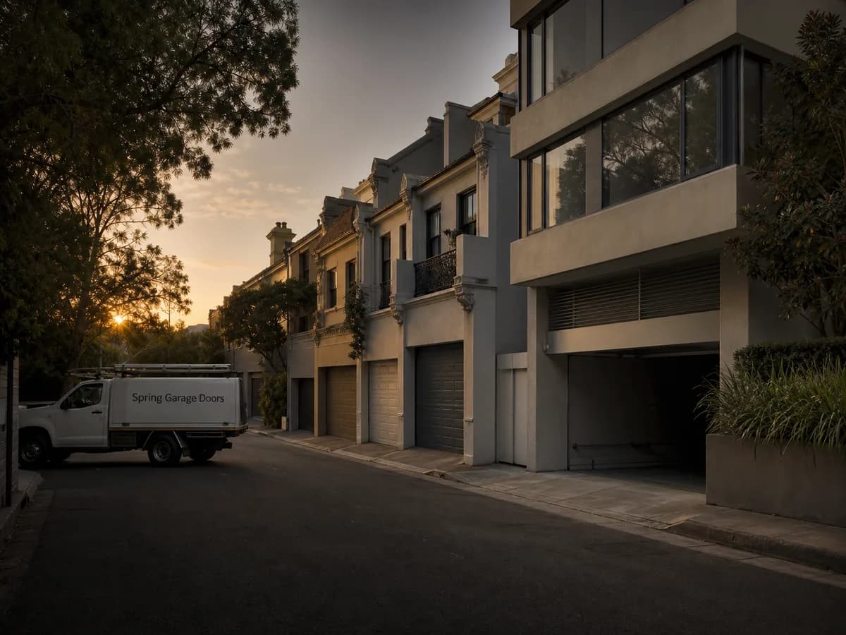 Garage door service in Cremorne, Sydney 2090