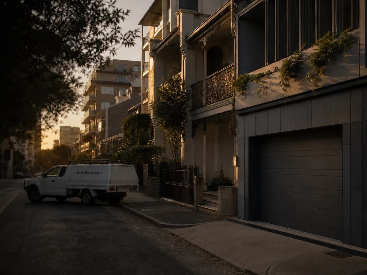 Garage door service in Crows Nest, Sydney 2065