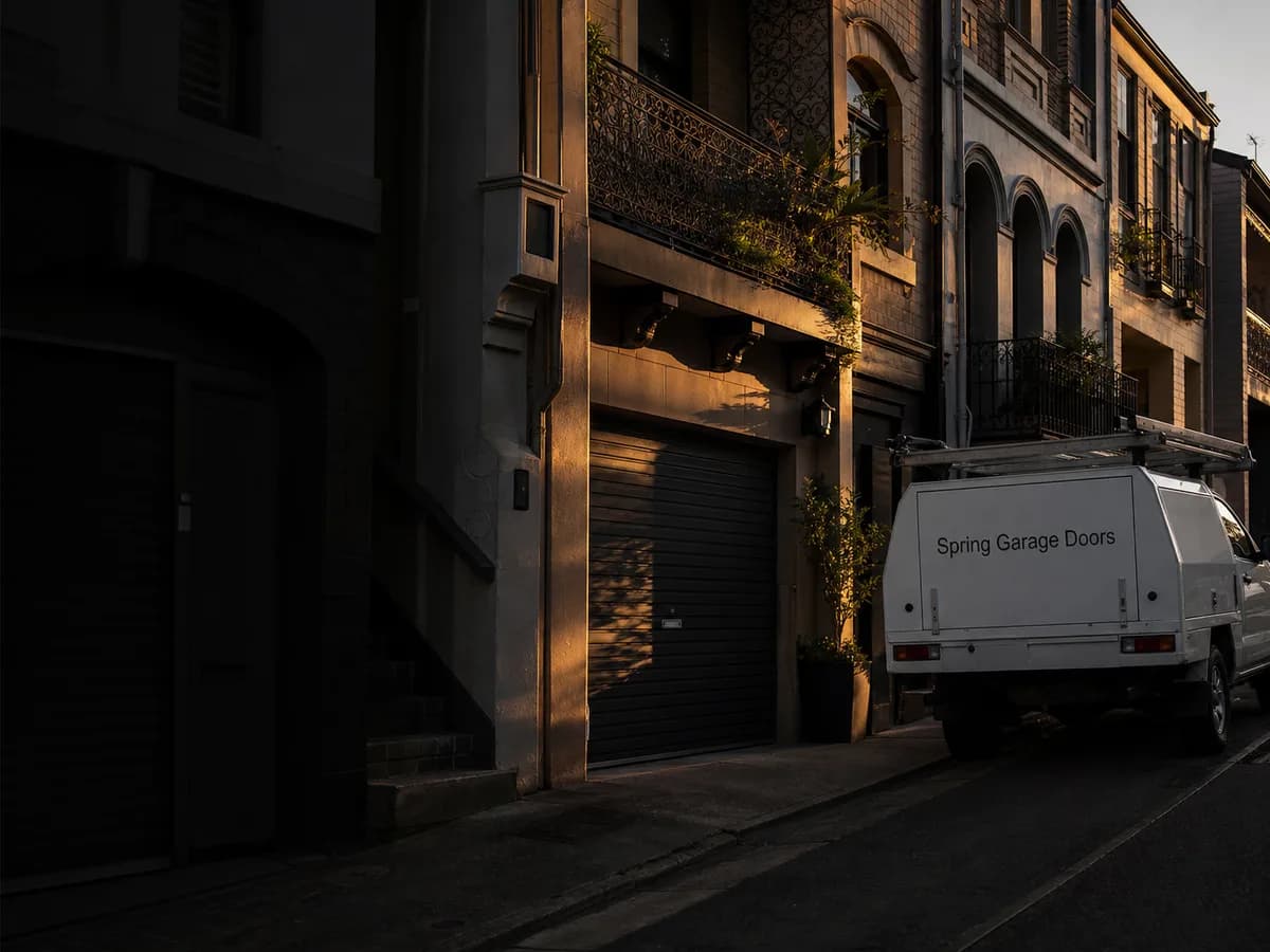 Garage door service in Darlinghurst, Sydney 2010