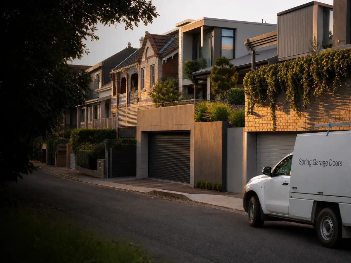 Garage door service in Dulwich Hill, Sydney 2203