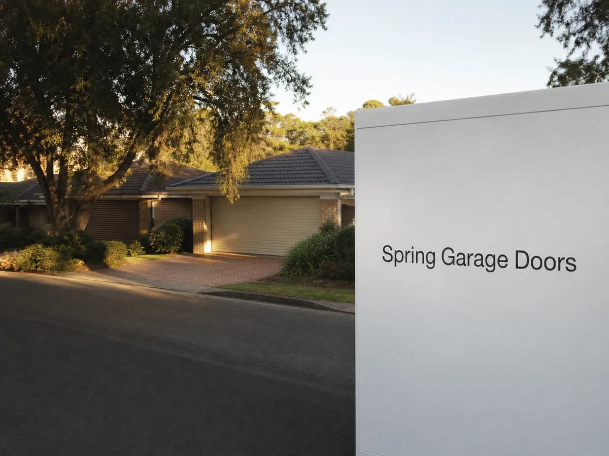 Garage door service in East Hills, Sydney 2213