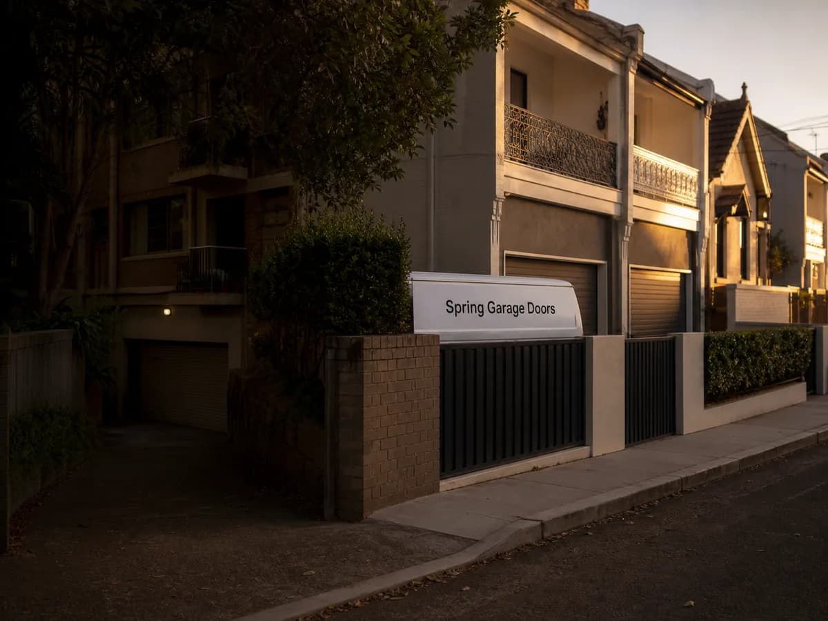 Garage door service in Eastlakes, Sydney 2018