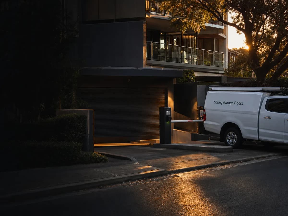Garage door service in Elizabeth Bay, Sydney 2011