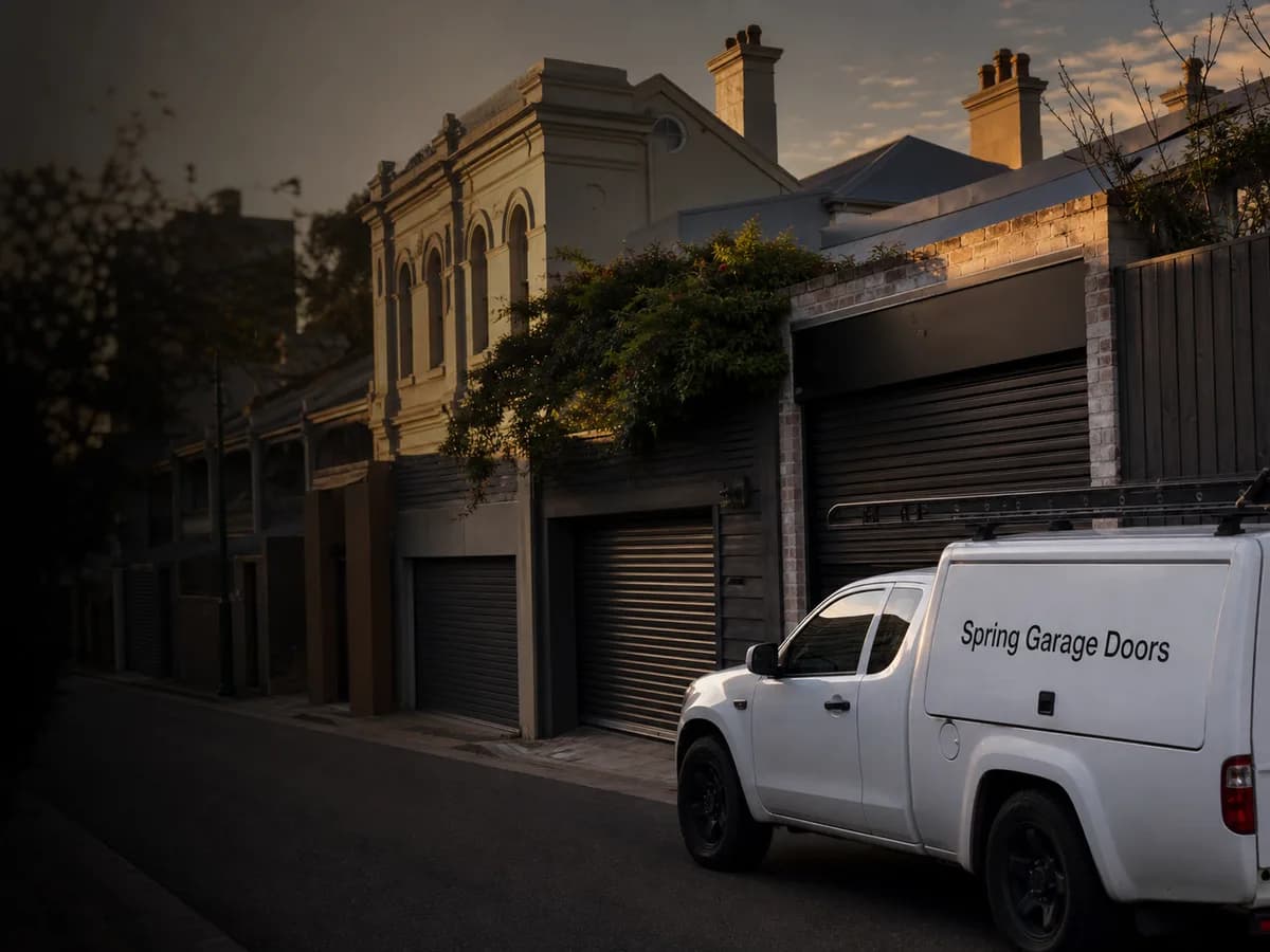 Garage door service in Glebe, Sydney 2037