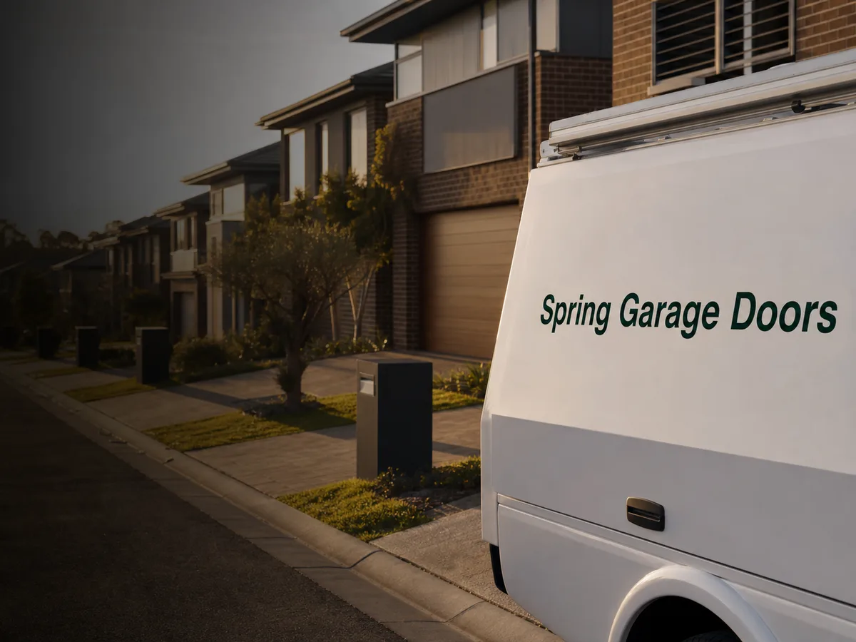 Garage door service in Gregory Hills, Sydney 2557