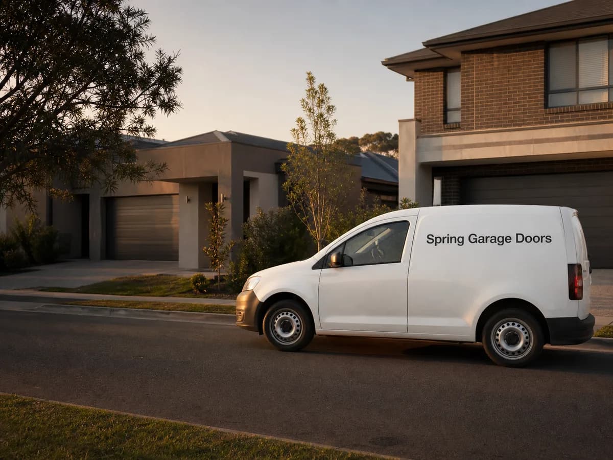 Garage door service in Jordan Springs, Sydney 2747