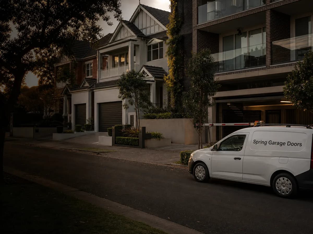 Garage door service in Lane Cove North, Sydney 2066