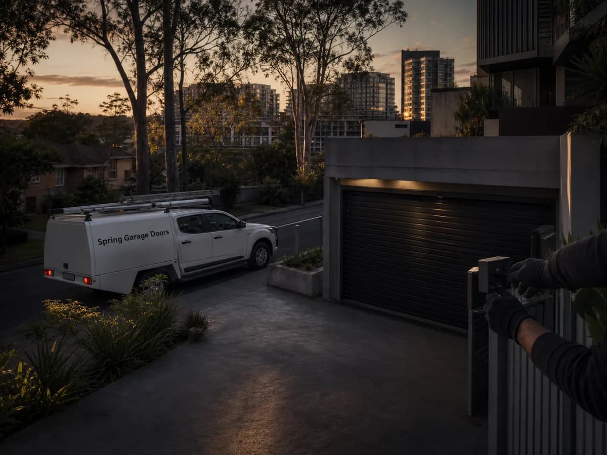 Garage door service in Lane Cove, Sydney 2066