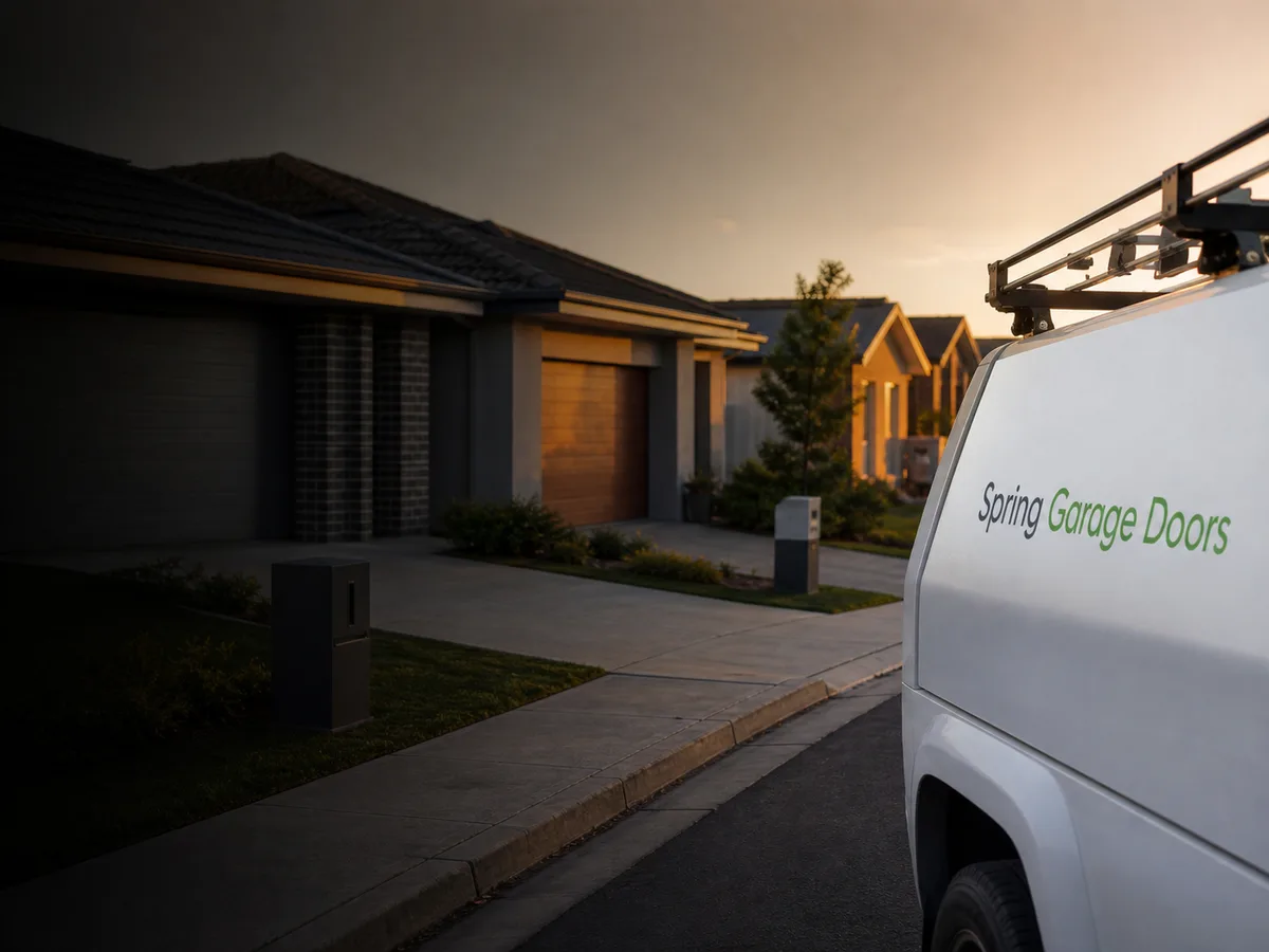 Garage door service in Leppington, Sydney 2179