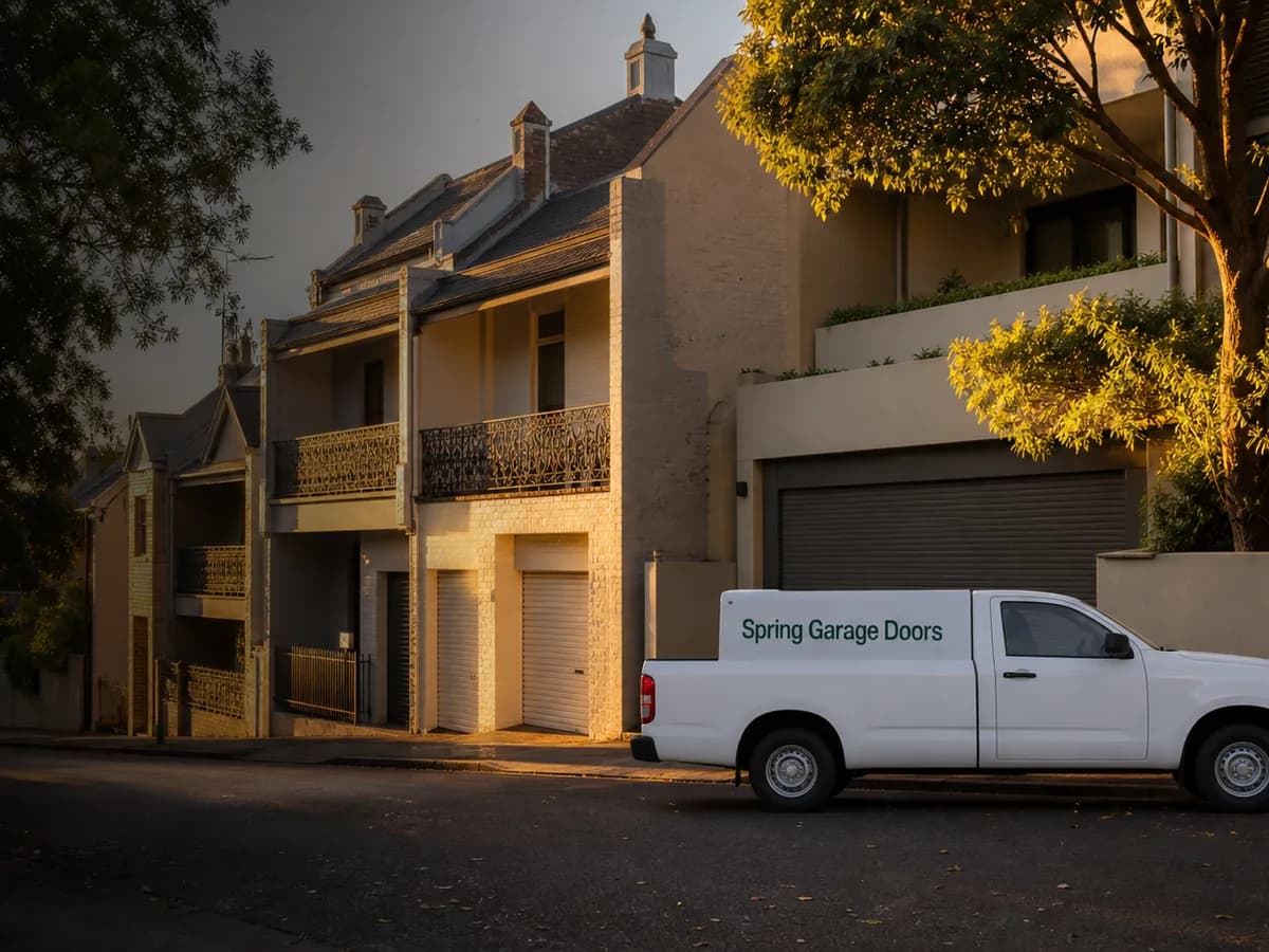 Garage door service in Lewisham, Sydney 2049
