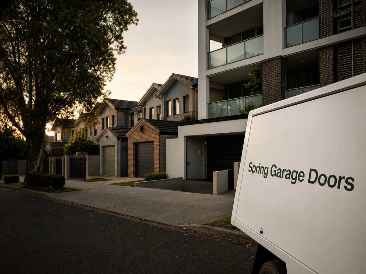 Garage door service in Lidcombe, Sydney 2141