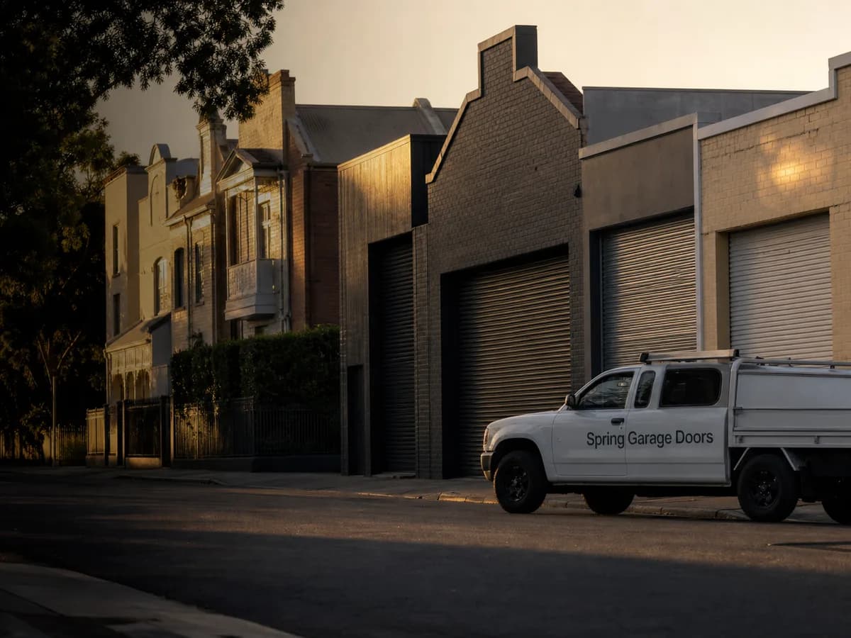 Garage door service in Marrickville, Sydney 2204