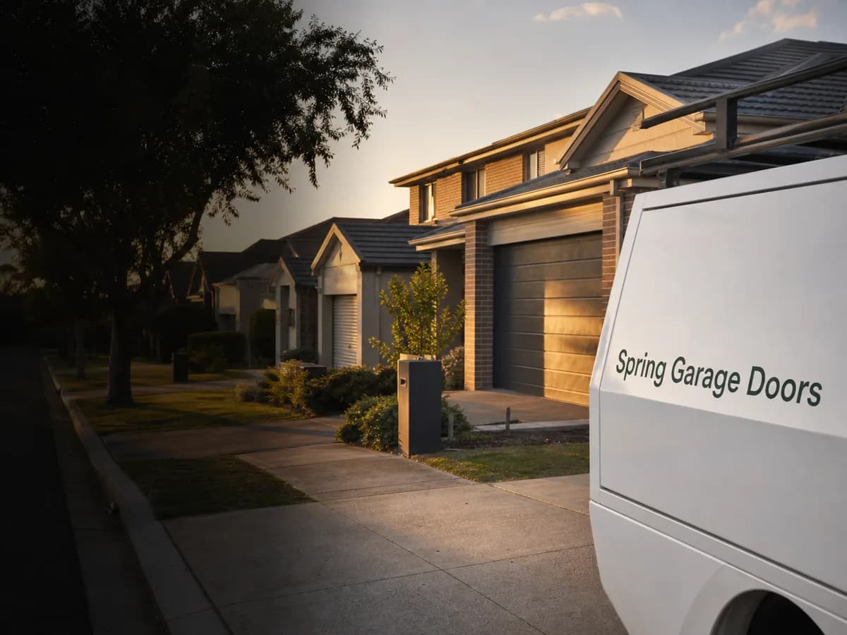 Garage door service in Minto, Sydney 2566