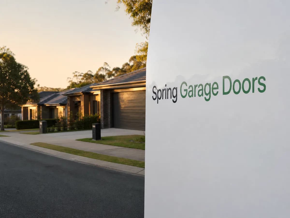 Garage door service in Moorebank, Sydney 2170