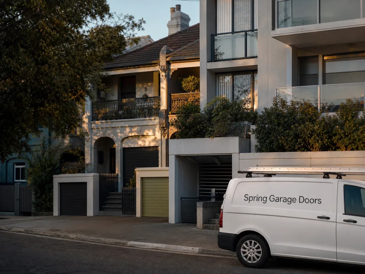 Garage door service in Naremburn, Sydney 2065