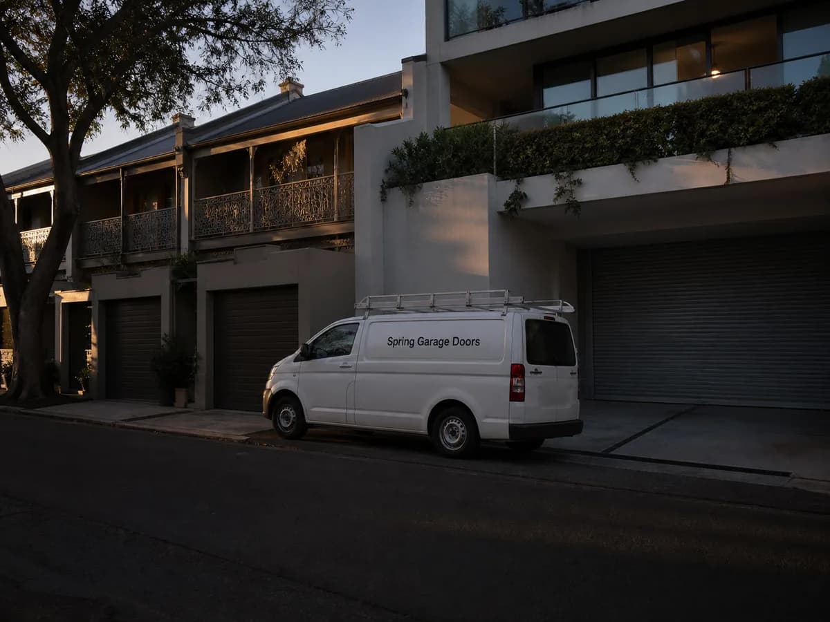 Garage door service in Newington, Sydney 2127