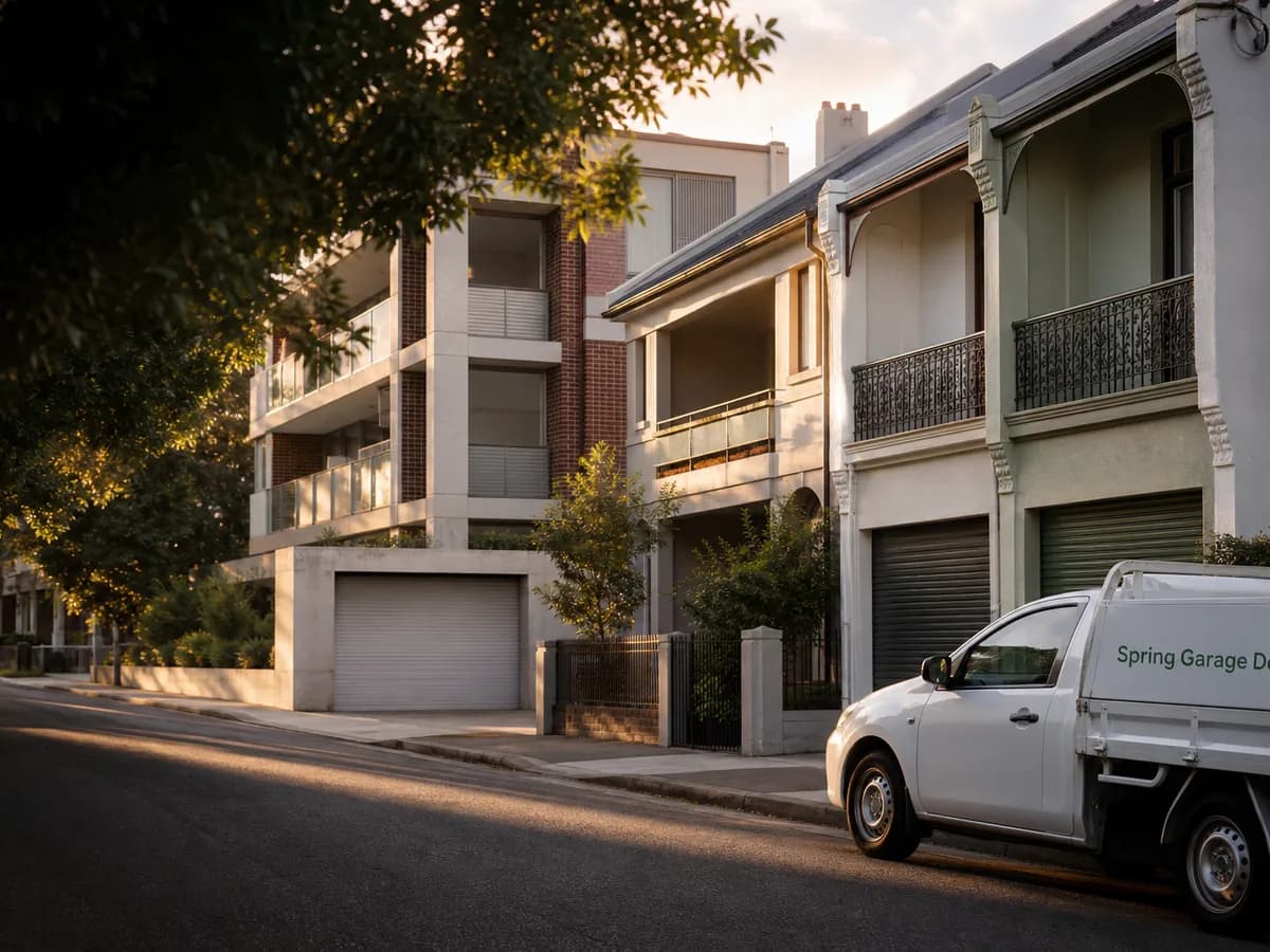 Garage door service in Petersham, Sydney 2049