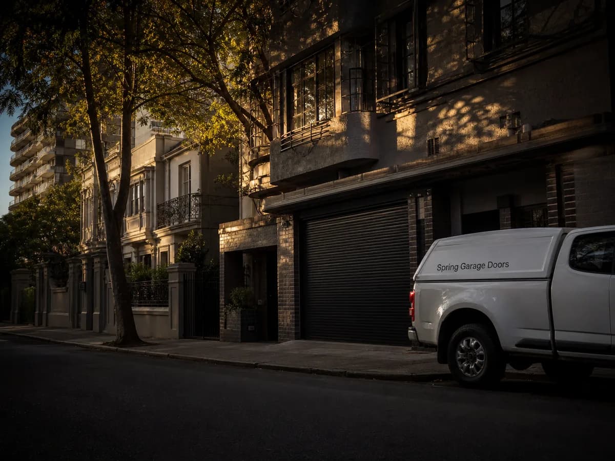Garage door service in Potts Point, Sydney 2011
