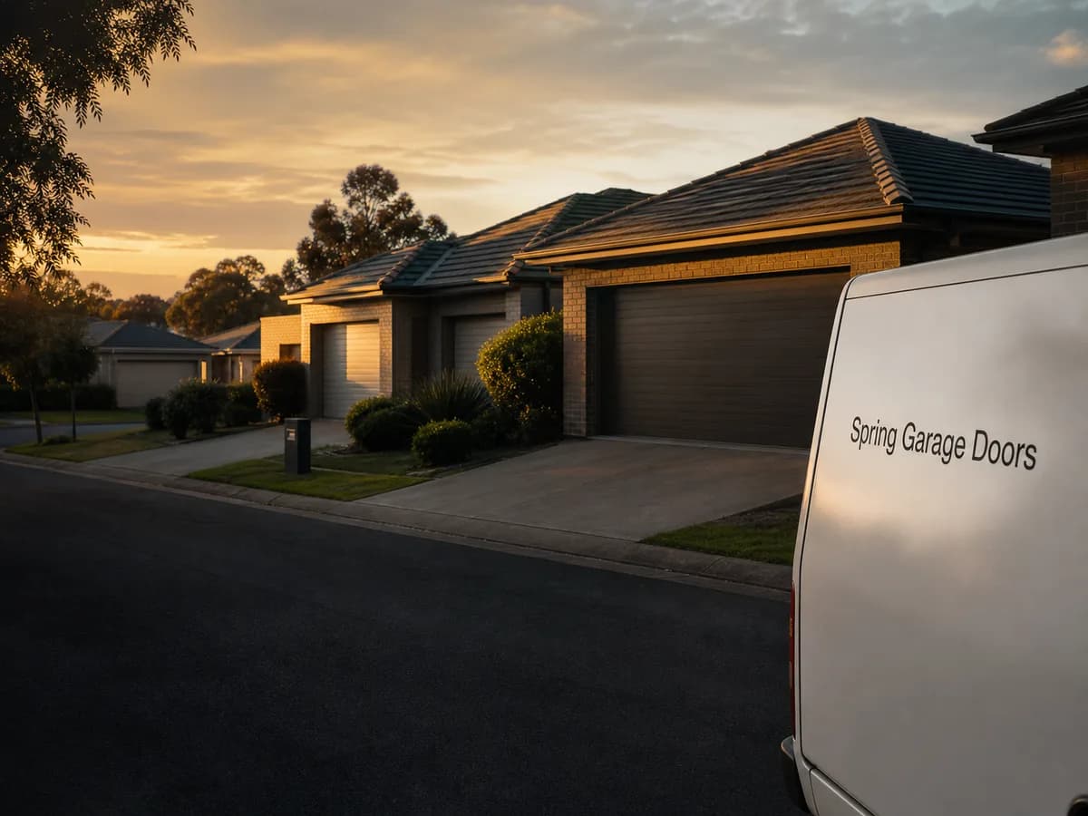 Garage door service in Quakers Hill, Sydney 2763