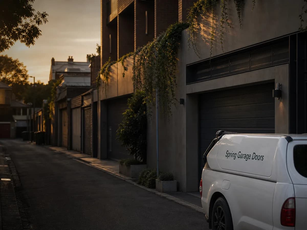 Garage door service in Redfern, Sydney 2016