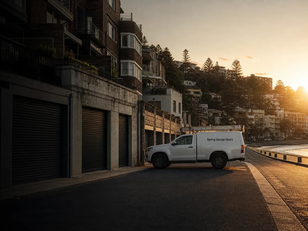 Garage door service in Rose Bay, Sydney 2029