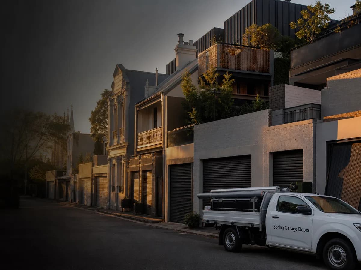 Garage door service in Rozelle, Sydney 2039