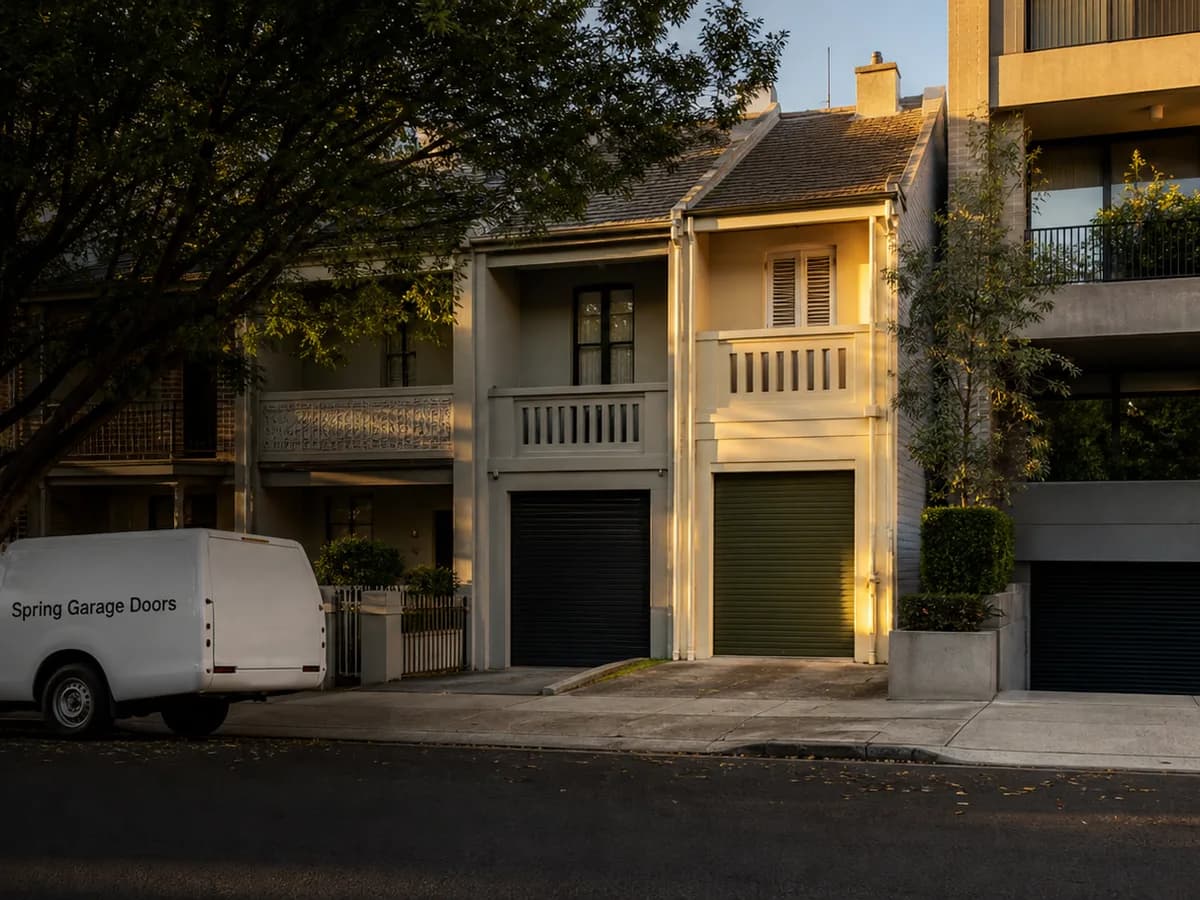 Garage door service in St Peters, Sydney 2044