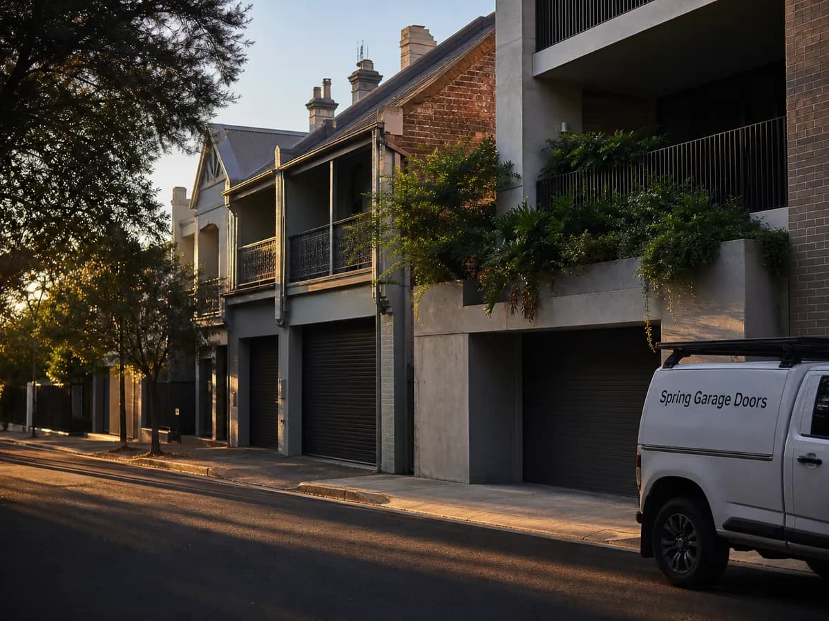 Garage door service in Summer Hill, Sydney 2130