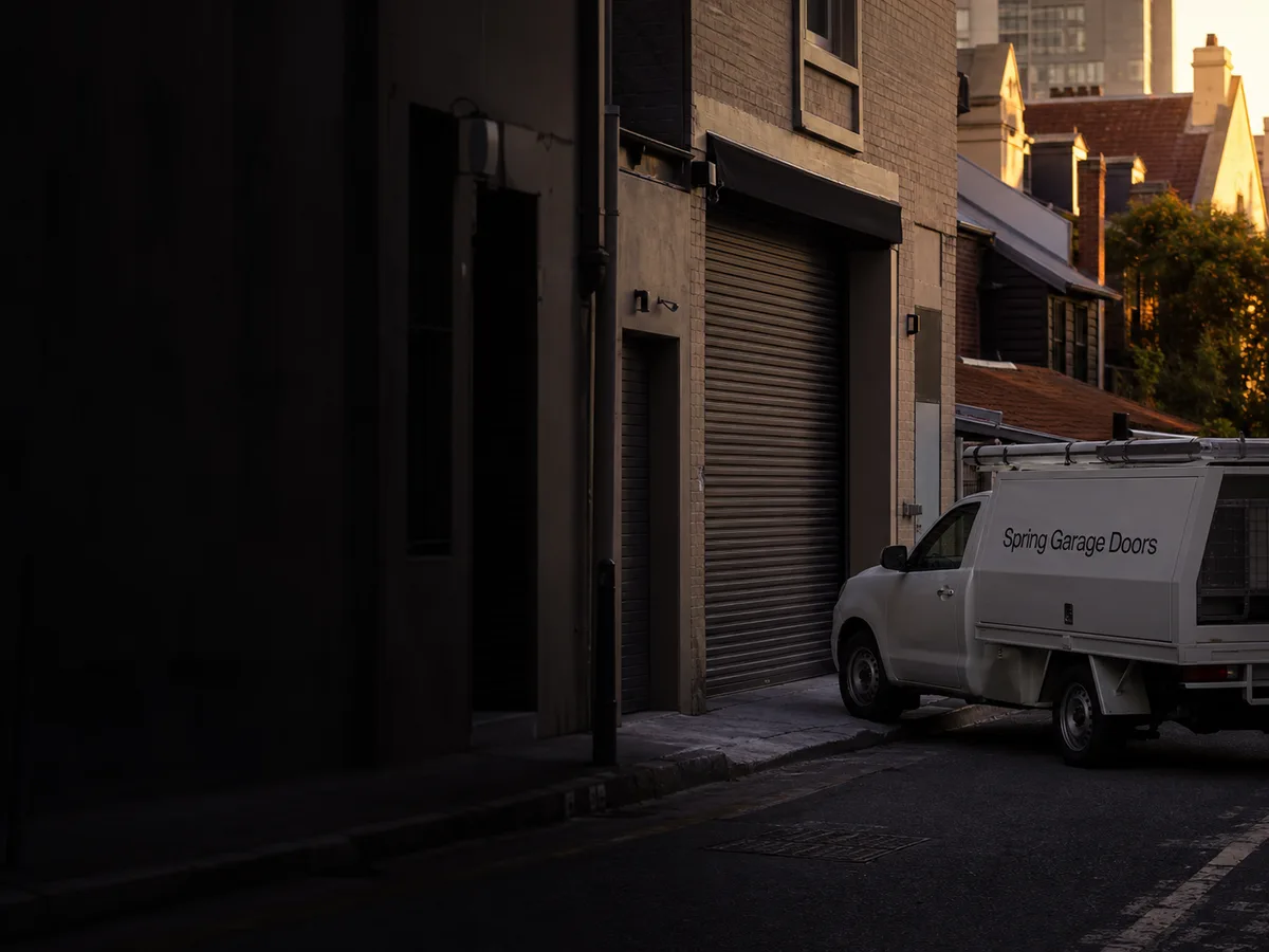 Garage door service in Surry Hills, Sydney 2010