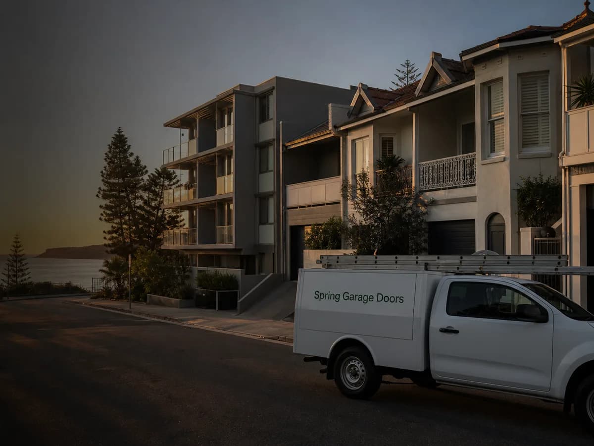 Garage door service in Tamarama, Sydney 2026