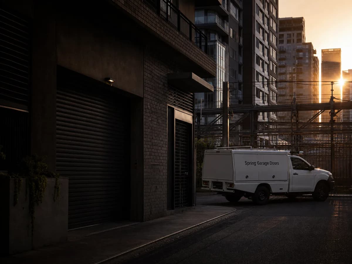 Garage door service in Ultimo, Sydney 2007