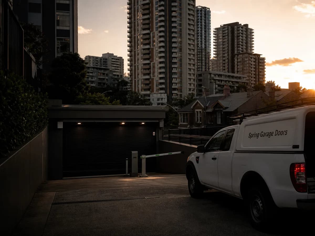 Garage door service in Waterloo, Sydney 2017
