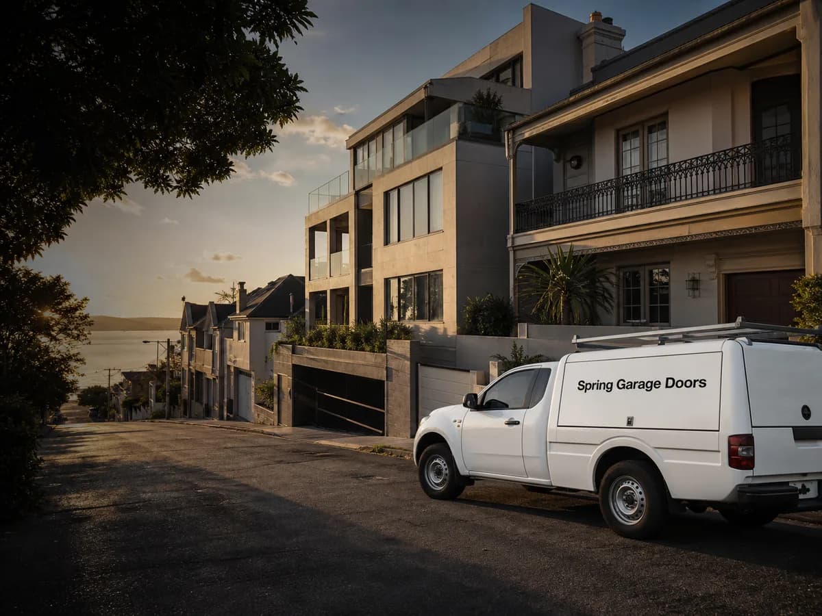 Garage door service in Watsons Bay, Sydney 2030