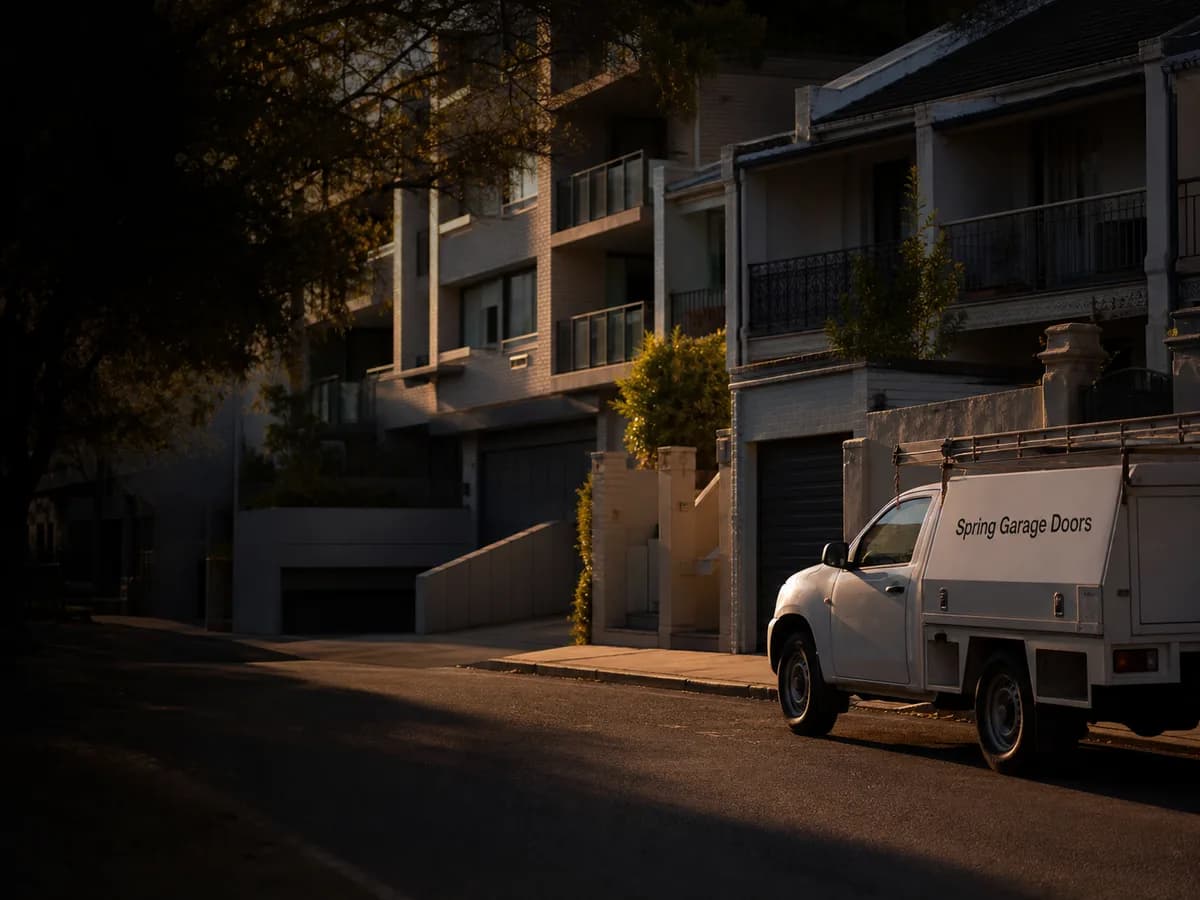 Garage door service in Waverton, Sydney 2060