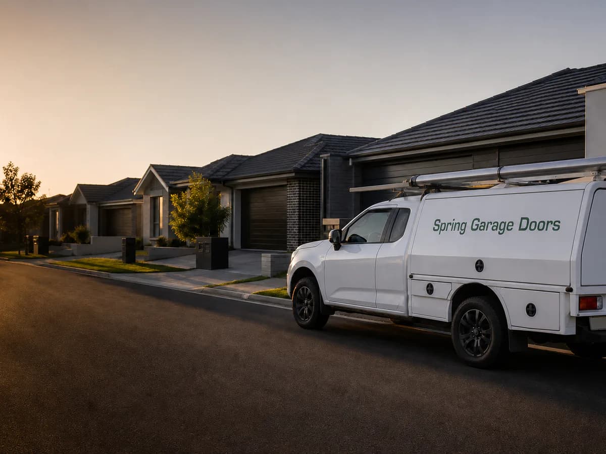 Garage door service in West Hoxton, Sydney 2171