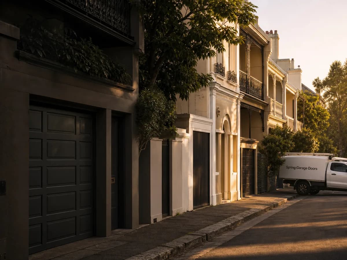 Garage door service in Woollahra, Sydney 2025