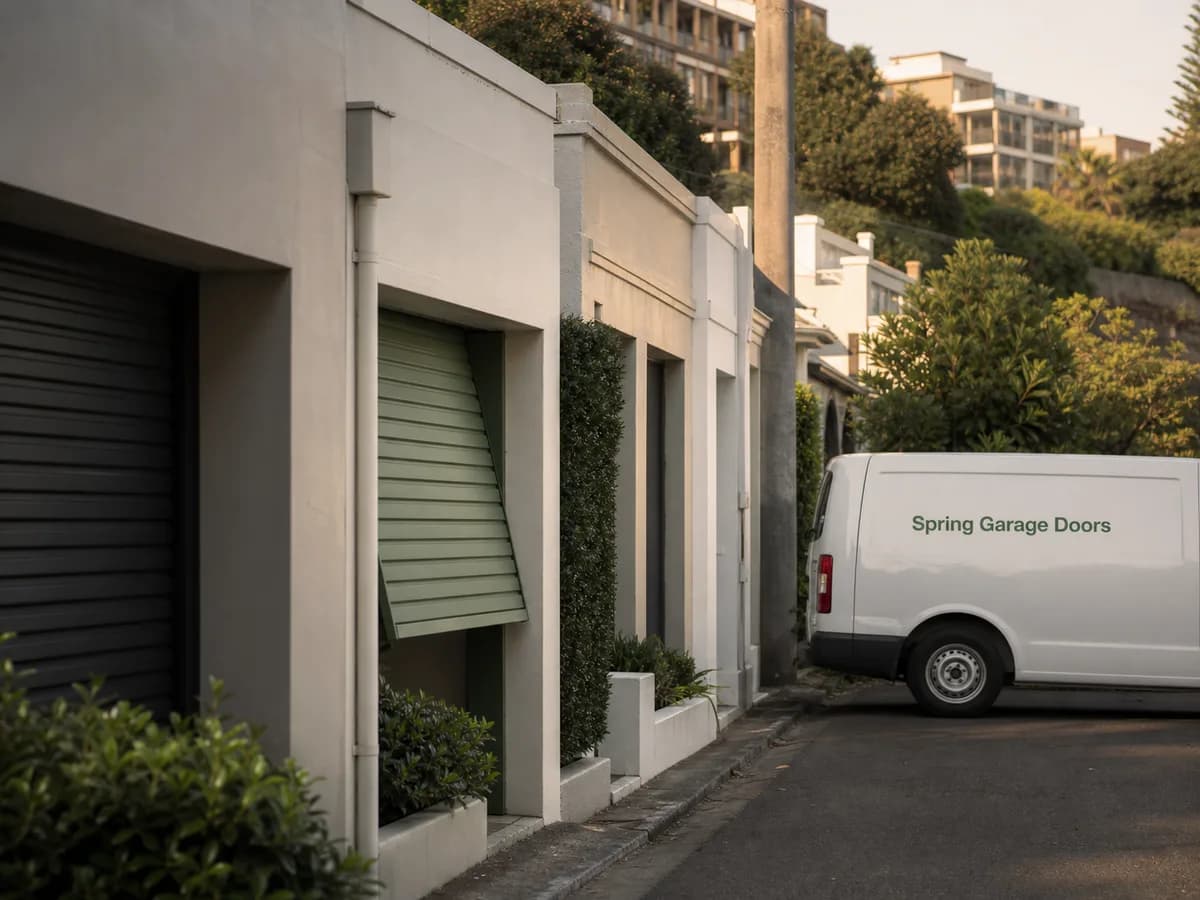 Garage door service in Woolloomooloo, Sydney 2011